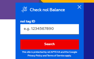 Nol Card Balance Check Online